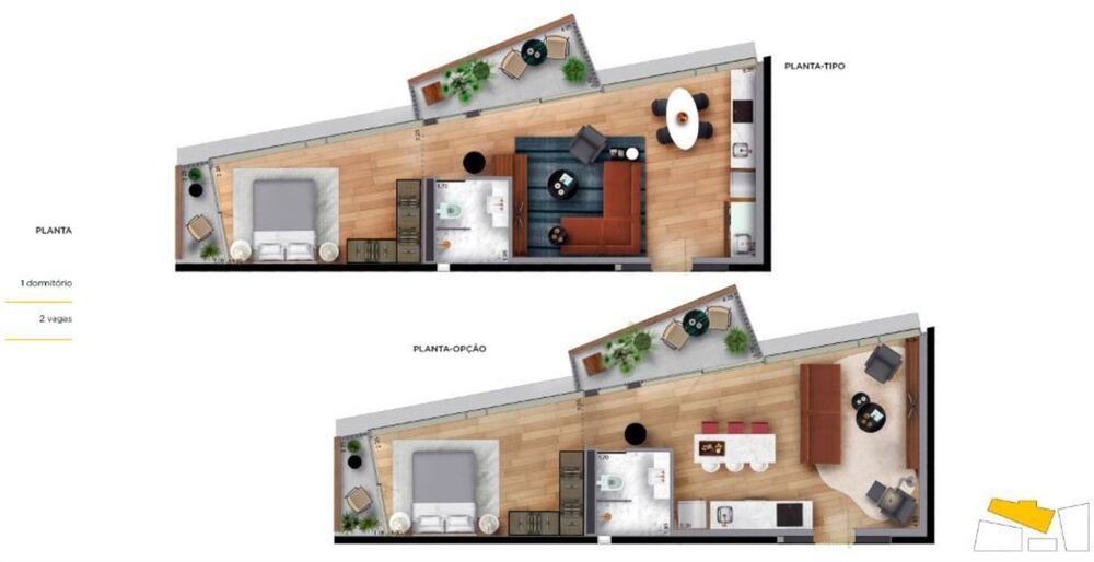 Apartamento à venda com 2 quartos, 113m² - Foto 2