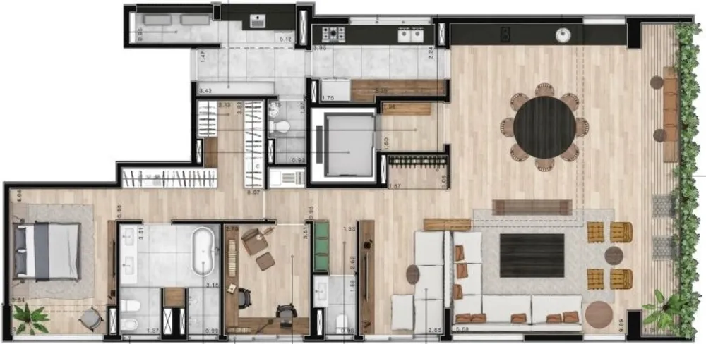 Apartamento, 3 quartos, 196 m² - Foto 16