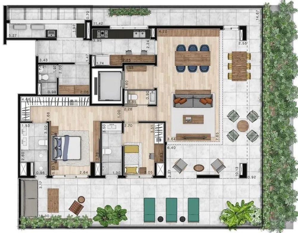 Apartamento, 2 quartos, 134 m² - Foto 9