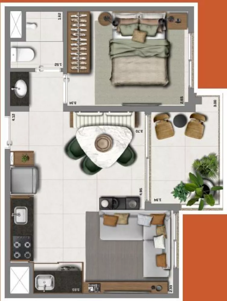 Apartamento, 2 quartos, 36 m² - Foto 29