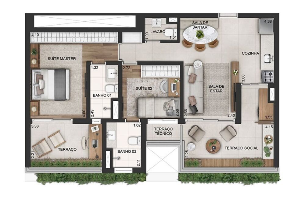 Apartamento, 2 quartos, 80 m² - Foto 16