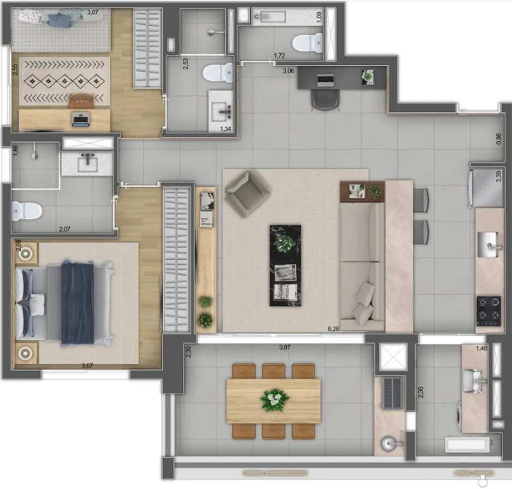 Apartamento, 2 quartos, 71 m² - Foto 10