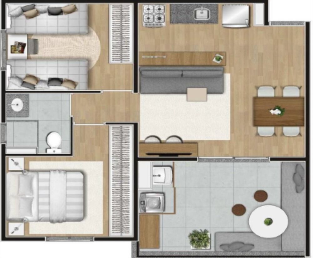 Apartamento, 3 quartos, 69 m² - Foto 11