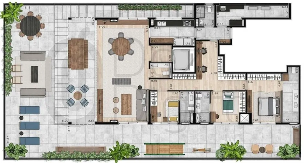 Apartamento, 2 quartos, 134 m² - Foto 9