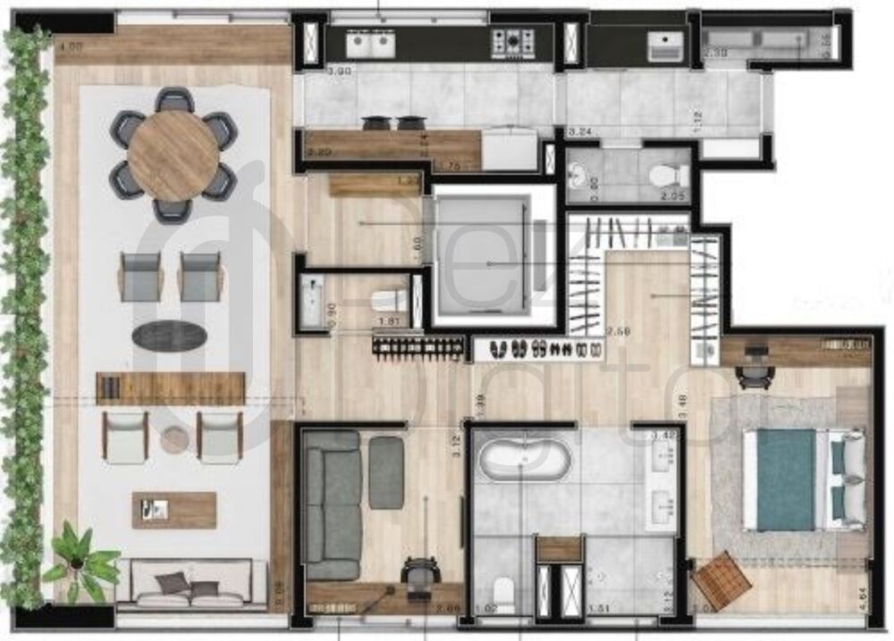 Apartamento, 2 quartos, 134 m² - Foto 3
