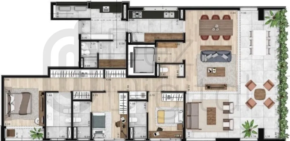 Apartamento, 2 quartos, 134 m² - Foto 6