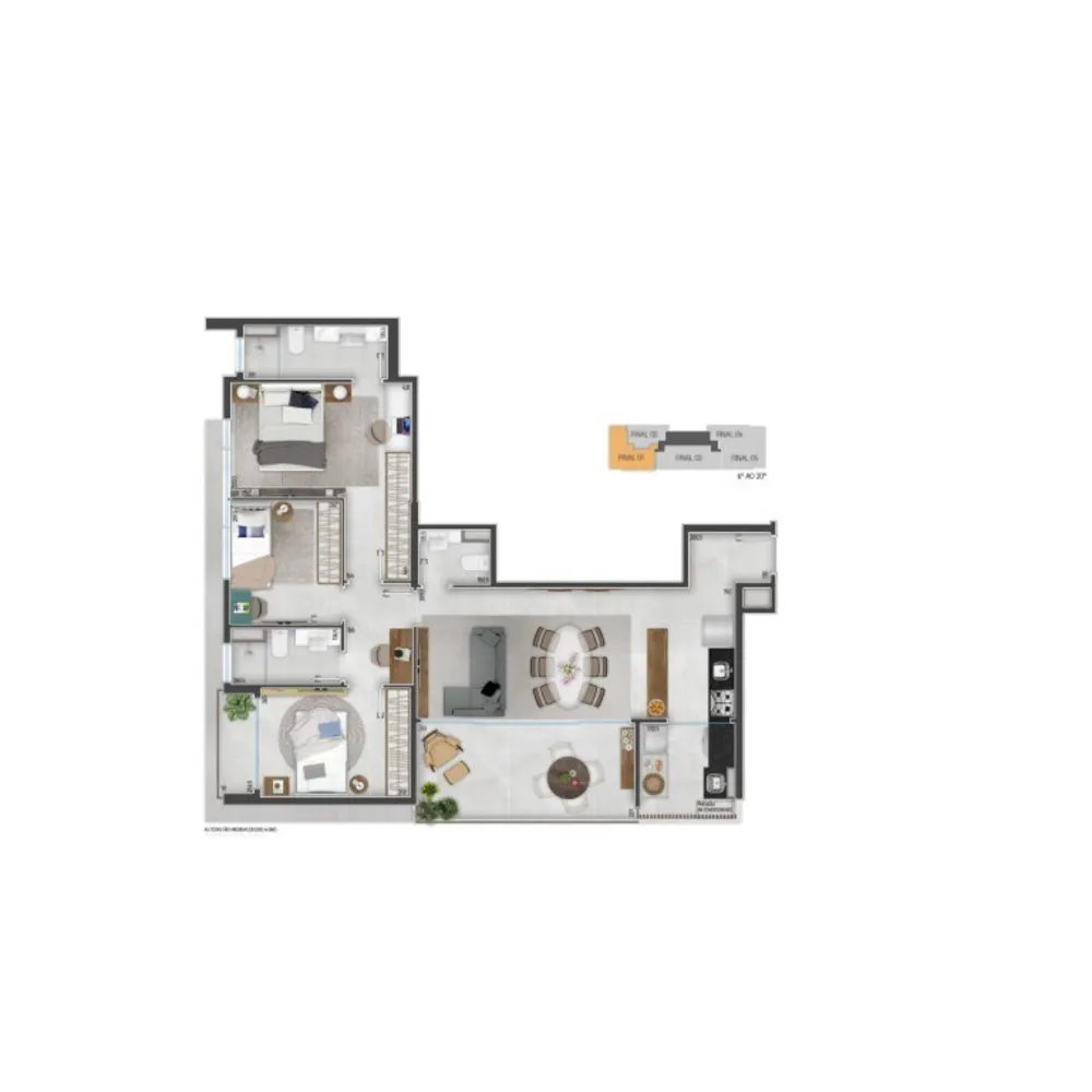 Apartamento, 3 quartos, 93 m² - Foto 14