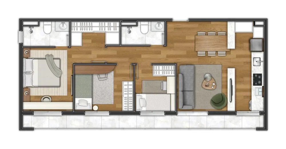 Apartamento, 1 quarto, 28 m² - Foto 6
