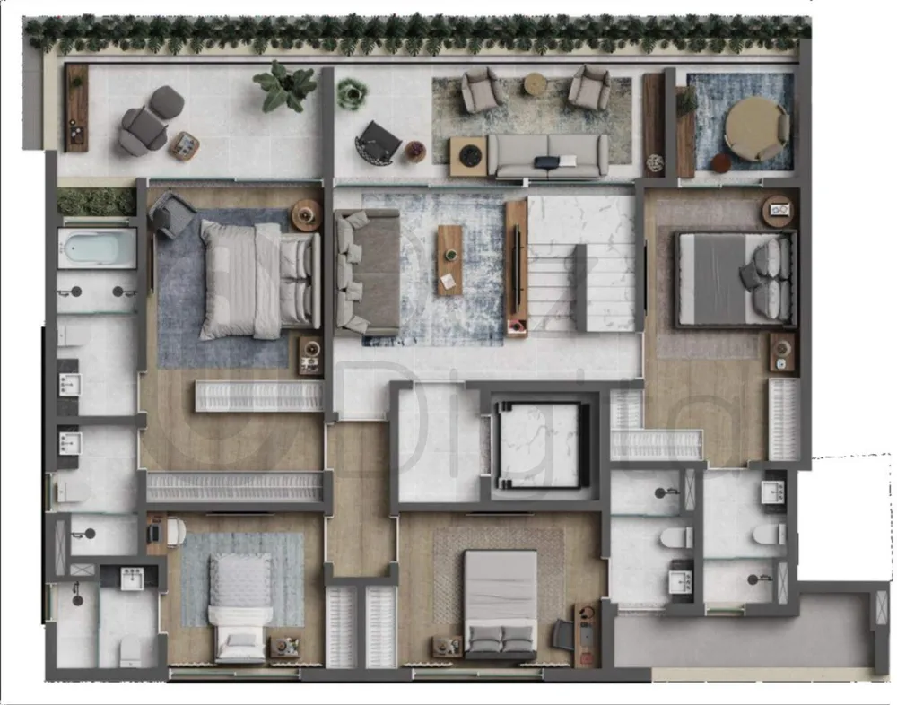 Apartamento, 3 quartos, 336 m² - Foto 10