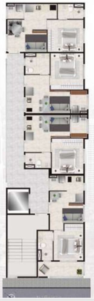 Apartamento, 1 quarto, 25 m² - Foto 1