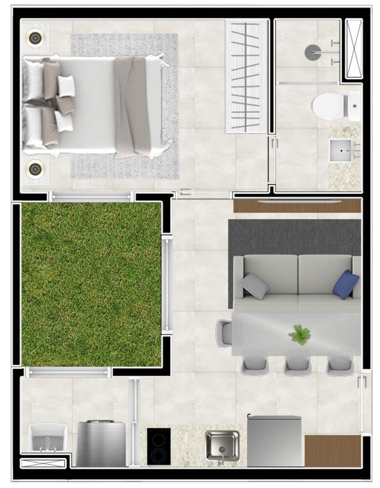 Apartamento, 1 quarto, 27 m² - Foto 21