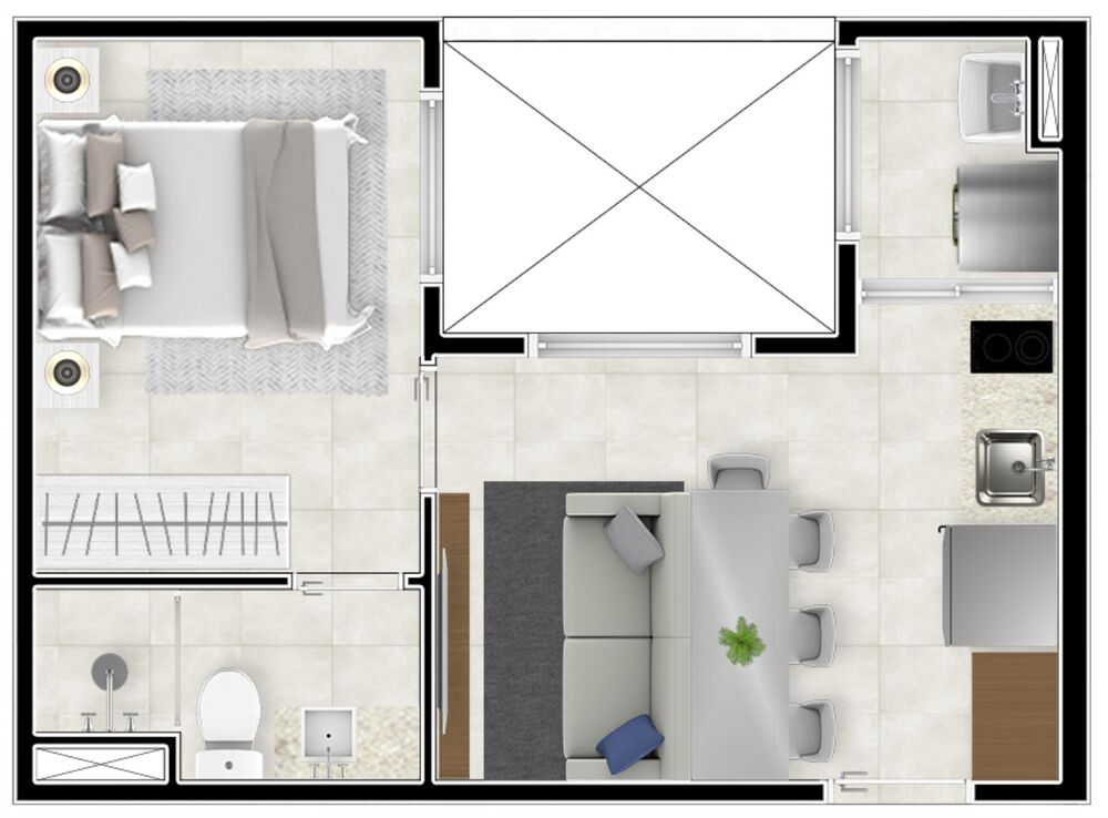 Apartamento, 1 quarto, 27 m² - Foto 27