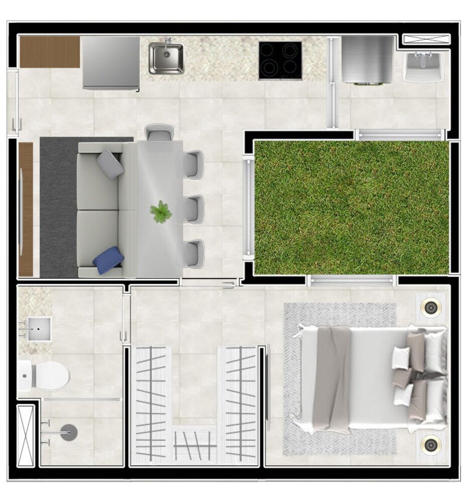 Apartamento, 1 quarto, 27 m² - Foto 18