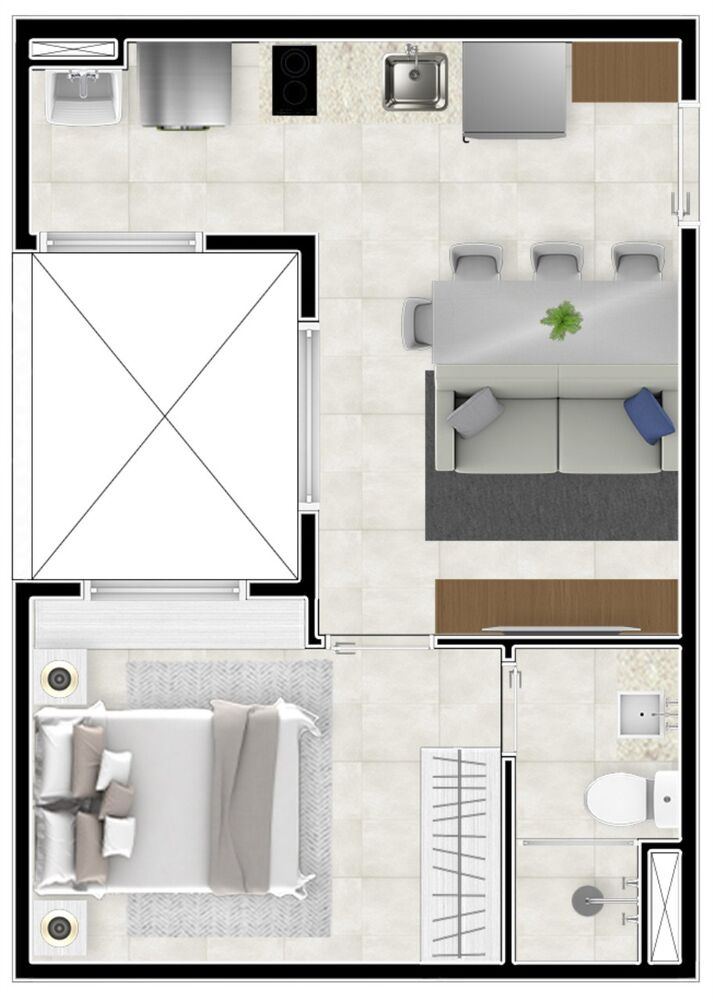 Apartamento, 1 quarto, 27 m² - Foto 28