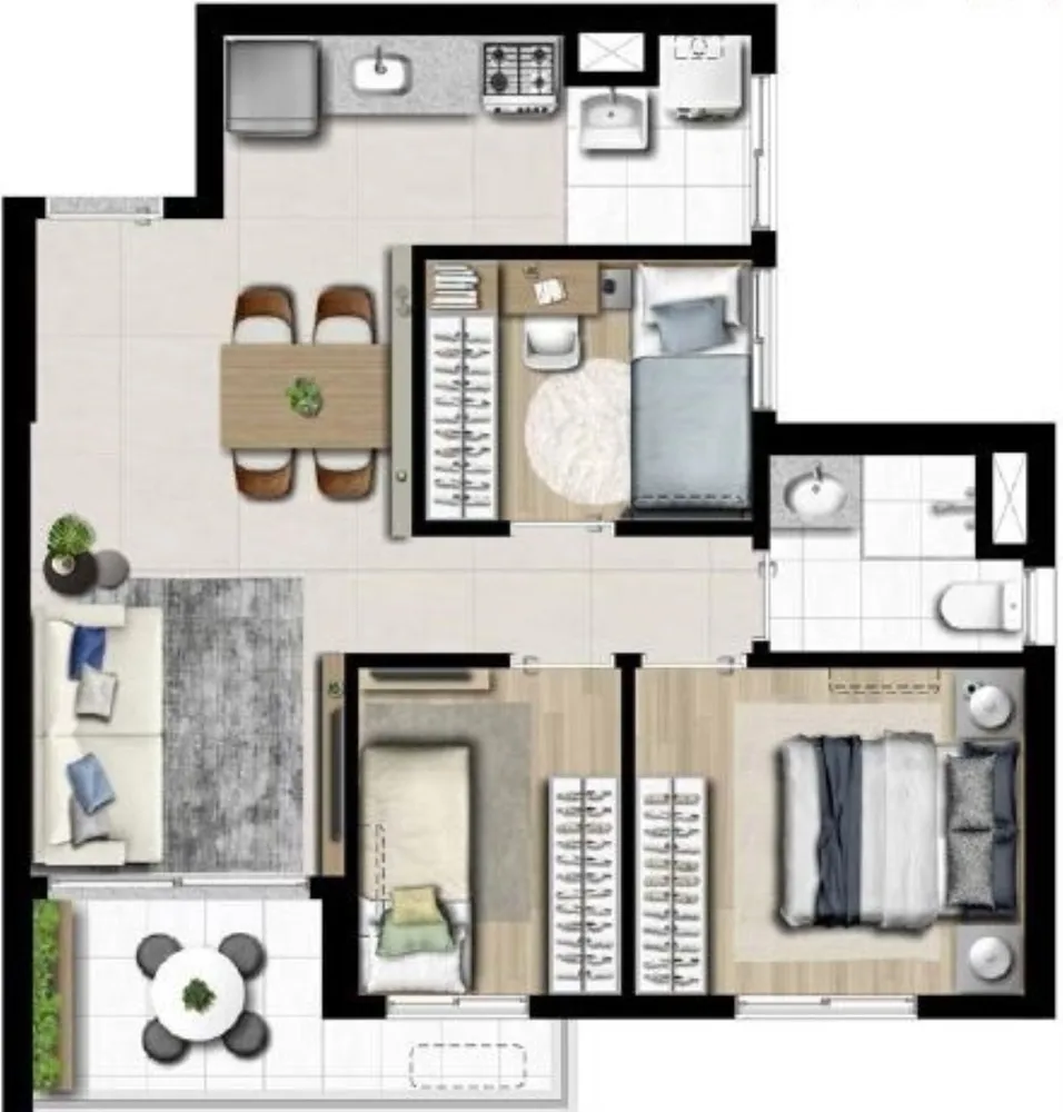 Apartamento, 2 quartos, 41 m² - Foto 20