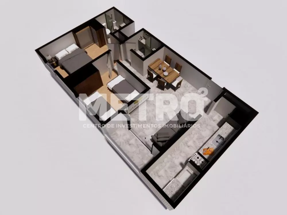 Apartamento, 1 quarto - Foto 3