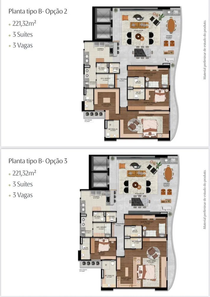 Apartamento, 4 quartos, 222 m² - Foto 12