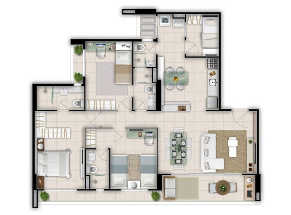 Apartamento, 3 quartos, 1092 m² - Foto 6