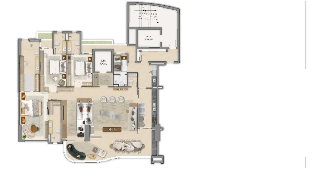 Apartamento, 4 quartos, 252 m² - Foto 13