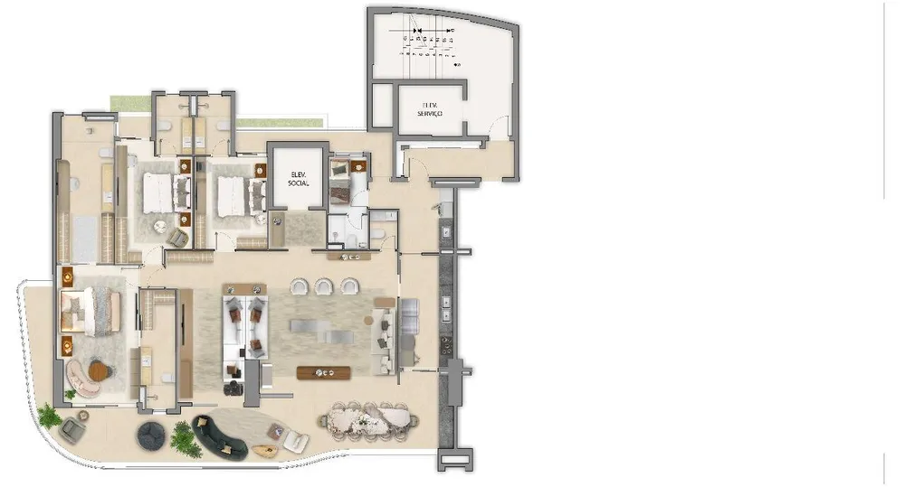 Apartamento, 4 quartos, 252 m² - Foto 8