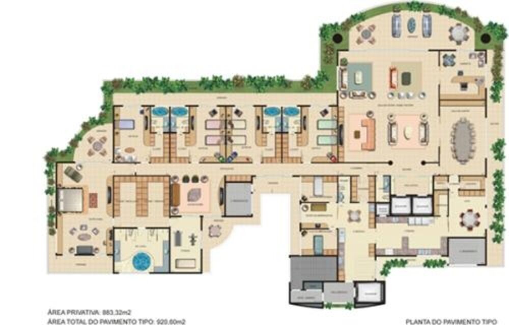 Apartamento, 5 quartos, 883 m² - Foto 4