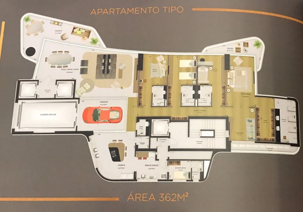 Apartamento, 4 quartos, 362 m² - Foto 4