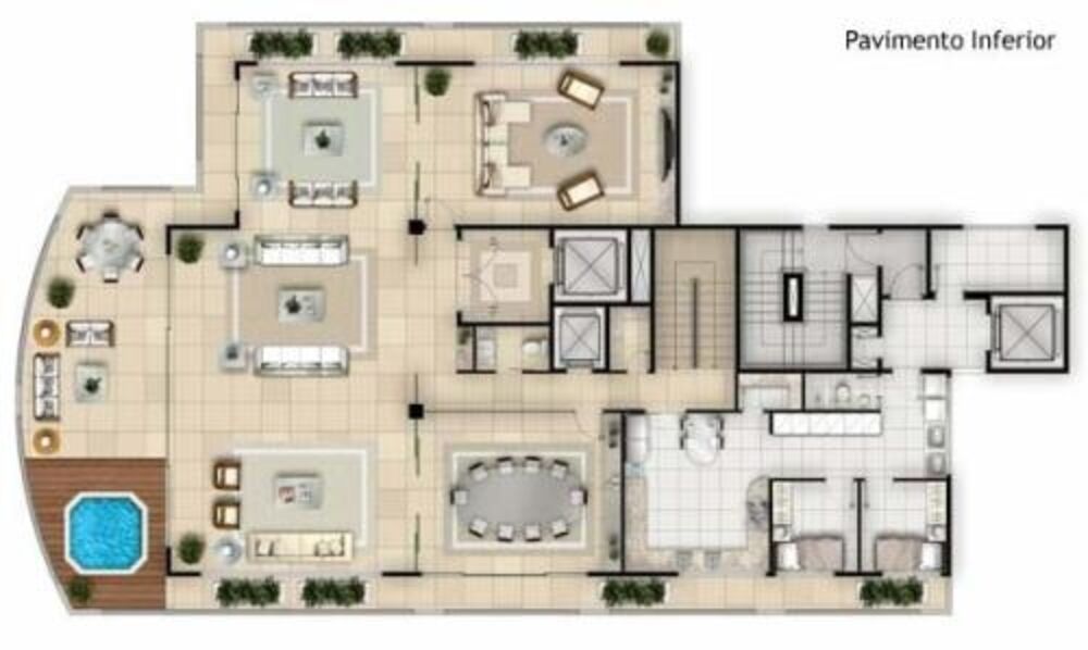 Apartamento, 4 quartos, 508 m² - Foto 3