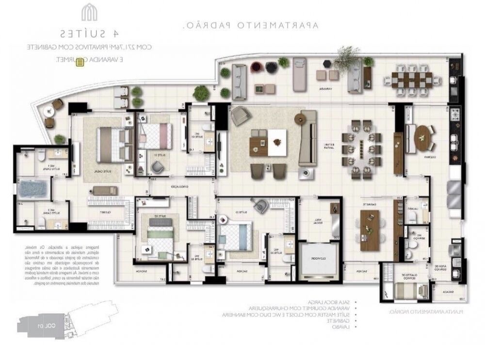Apartamento, 4 quartos, 271 m² - Foto 5
