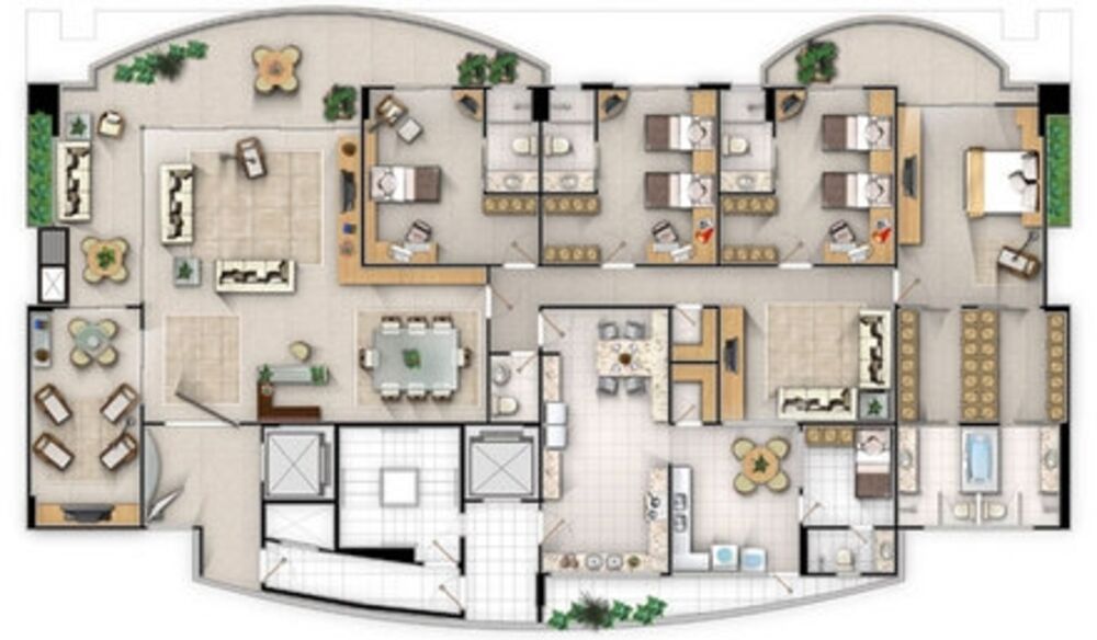 Apartamento, 4 quartos, 3702 m² - Foto 12