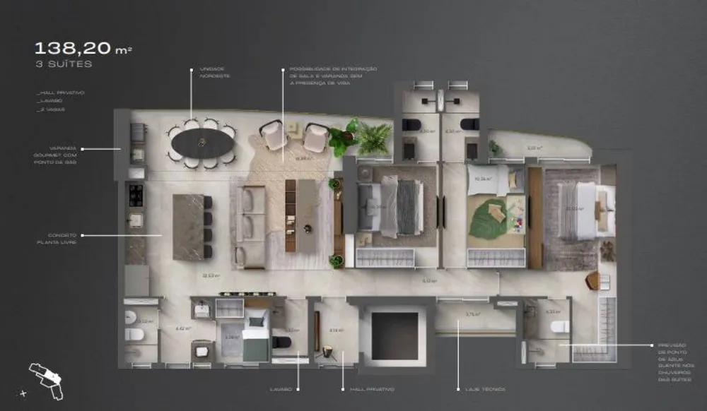 Apartamento, 3 quartos, 116 m² - Foto 10