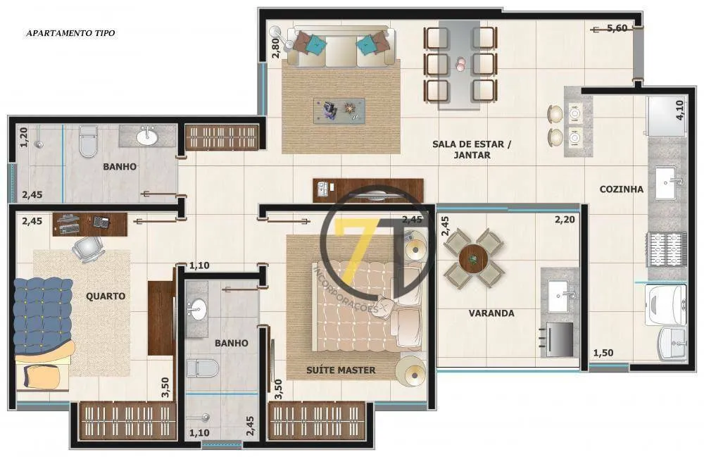 Apartamento, 2 quartos, 58 m² - Foto 17