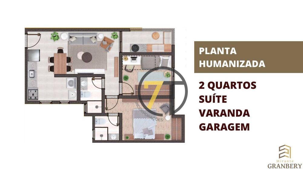 Apartamento à venda com 2 quartos, 52m² - Foto 8