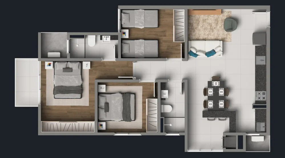 Apartamento, 3 quartos, 84 m² - Foto 12