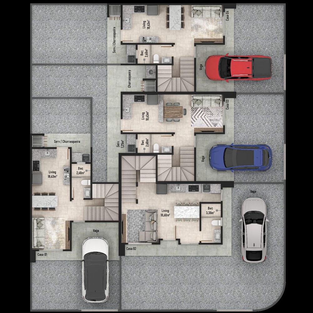 Sobrado, 2 quartos, 66 m² - Foto 4
