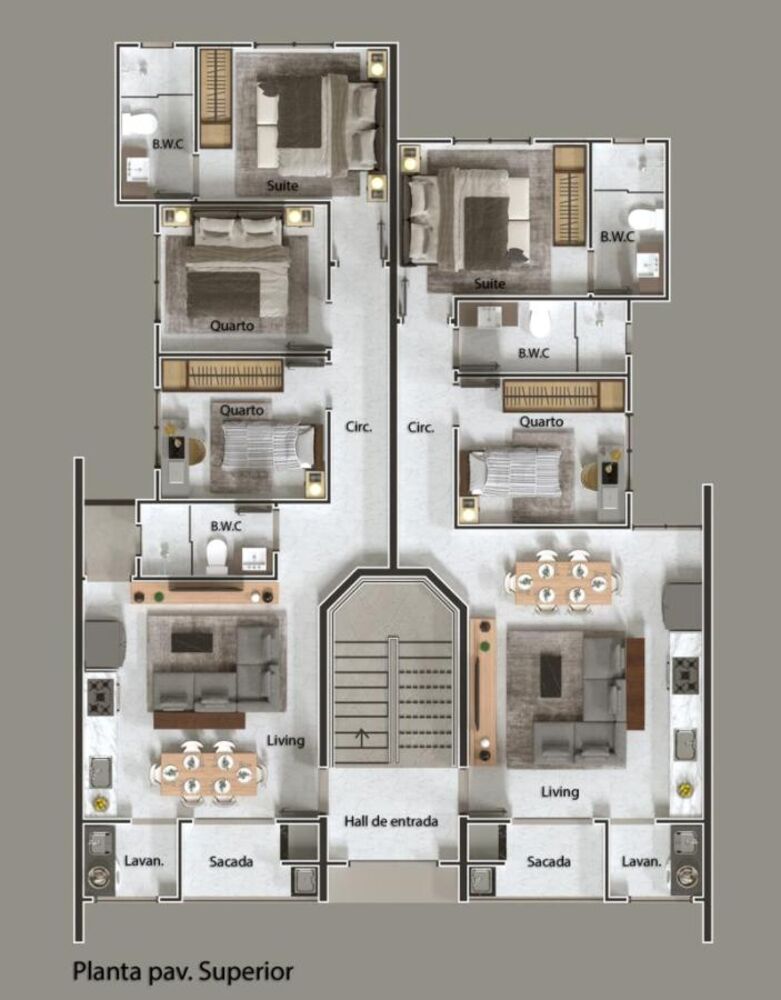 Apartamento à venda com 2 quartos, 68m² - Foto 7