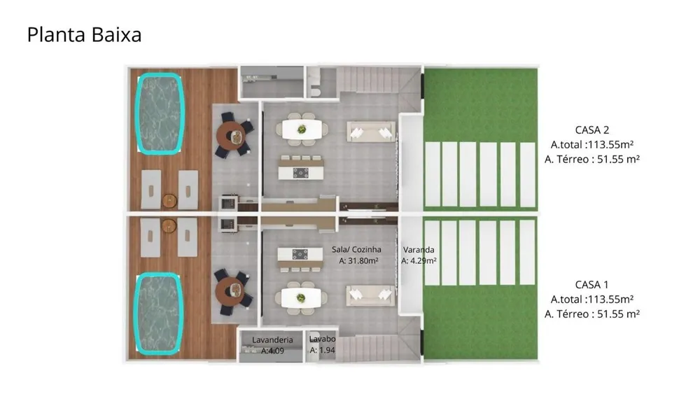 Sobrado, 3 quartos, 150 m² - Foto 8