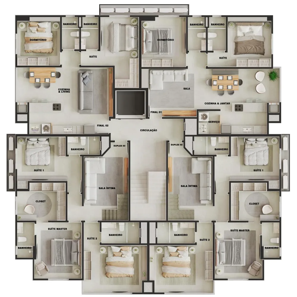 Apartamento, 2 quartos, 68 m² - Foto 7