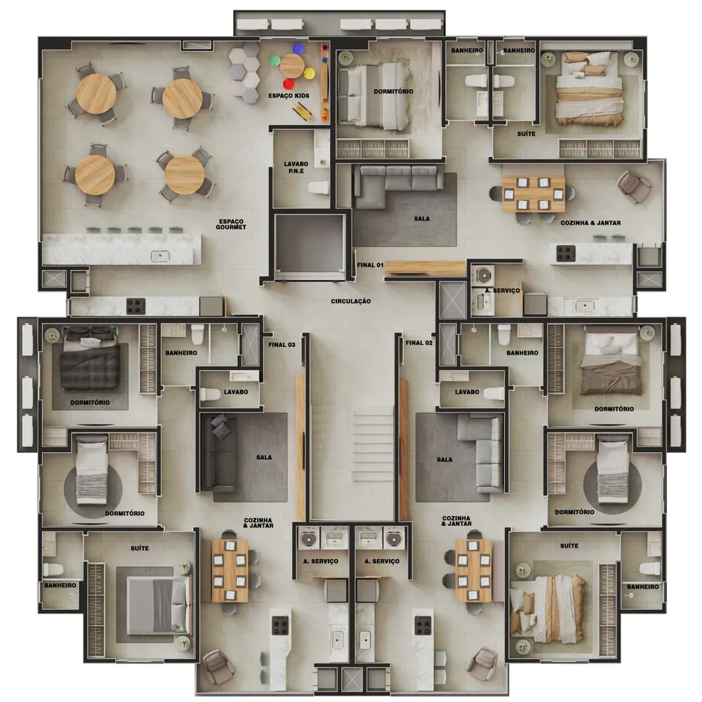 Apartamento, 2 quartos, 68 m² - Foto 8