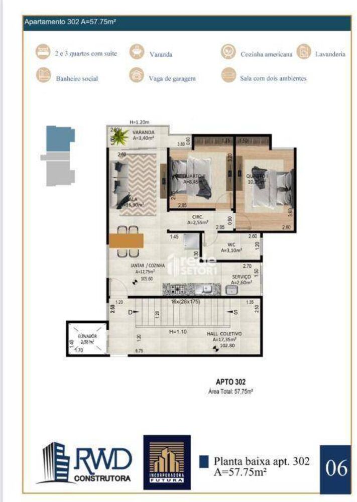 Apartamento, 3 quartos, 127 m² - Foto 6