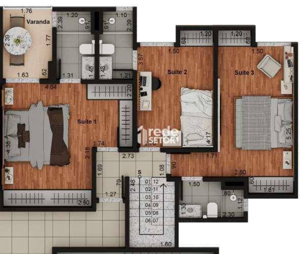 Cobertura à venda com 3 quartos, 147m² - Foto 2