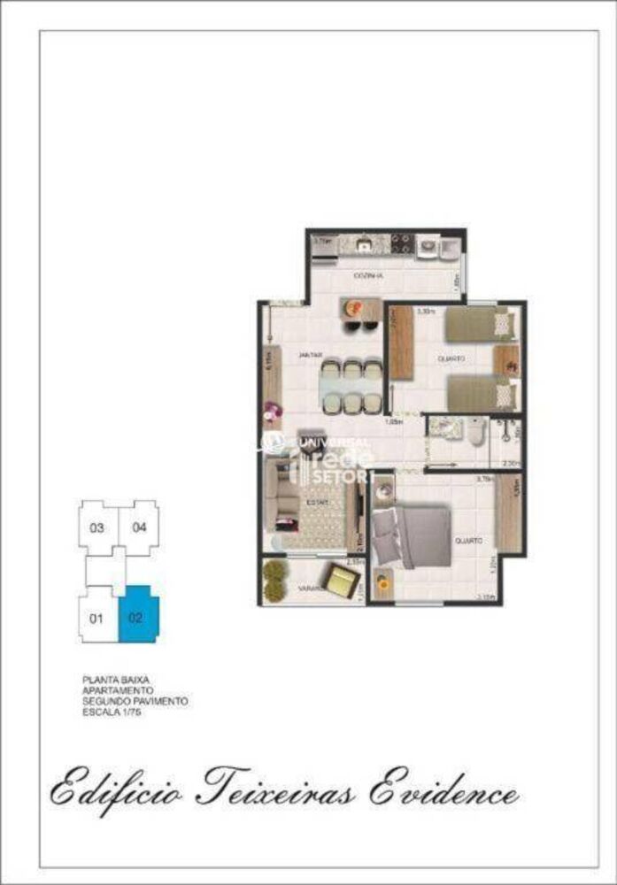 Apartamento, 2 quartos, 54 m² - Foto 9