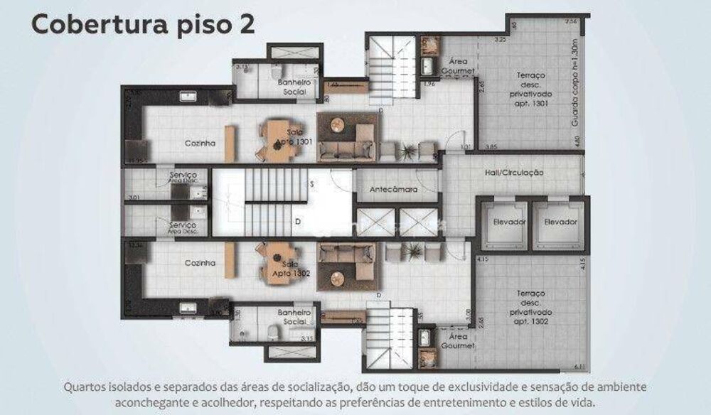 Cobertura à venda com 3 quartos, 159m² - Foto 3