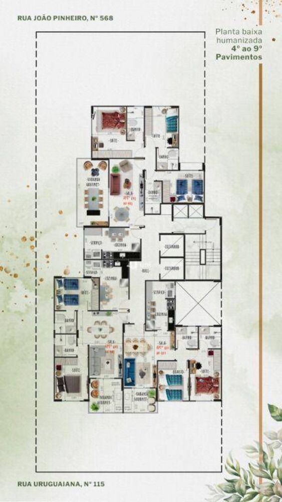 Apartamento à venda com 2 quartos, 77m² - Foto 11