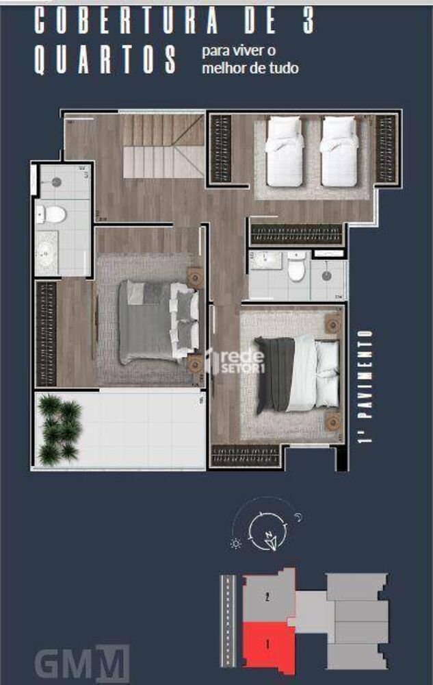 Cobertura, 2 quartos, 127 m² - Foto 8