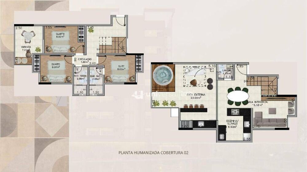 Cobertura, 3 quartos, 130 m² - Foto 5