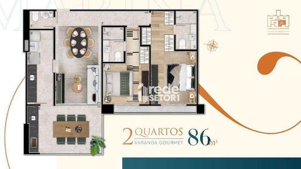 Apartamento, 2 quartos, 86 m² - Foto 5