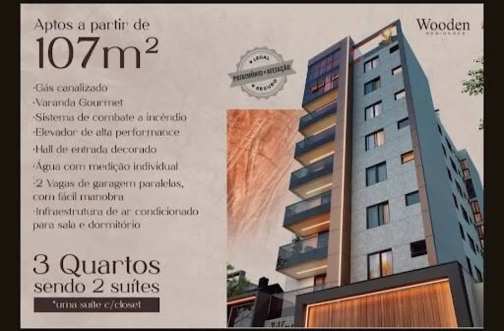 Apartamento, 3 quartos, 107 m² - Foto 3