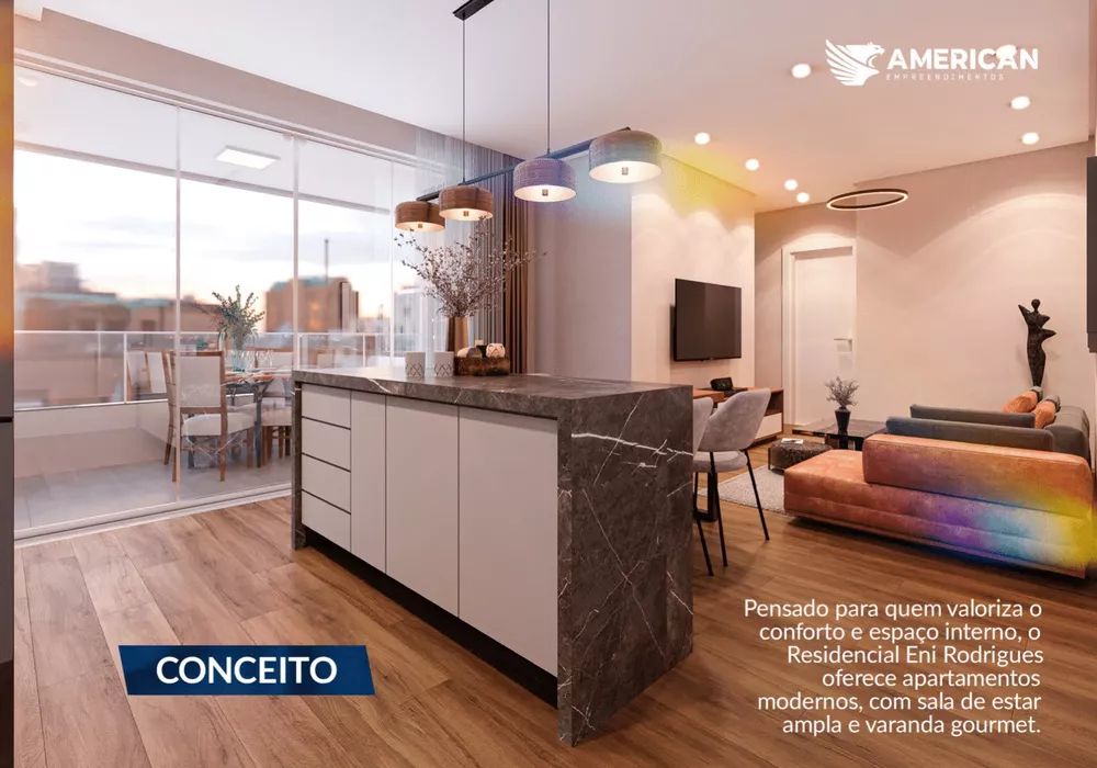 Apartamento à venda com 2 quartos, 70m² - Foto 3