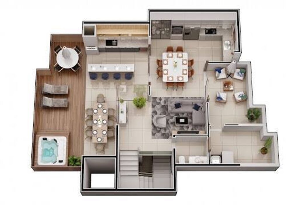 Apartamento à venda com 3 quartos, 155m² - Foto 1