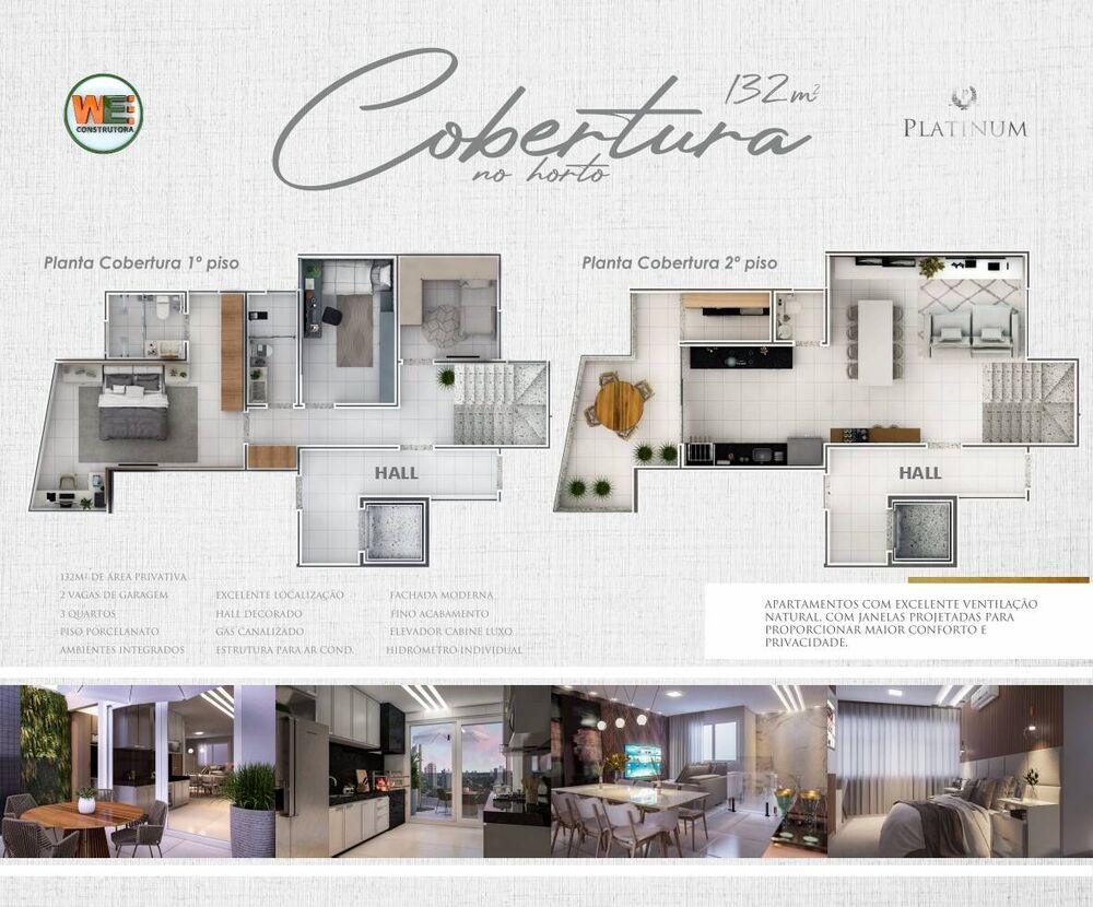 Apartamento à venda com 3 quartos, 132m² - Foto 2